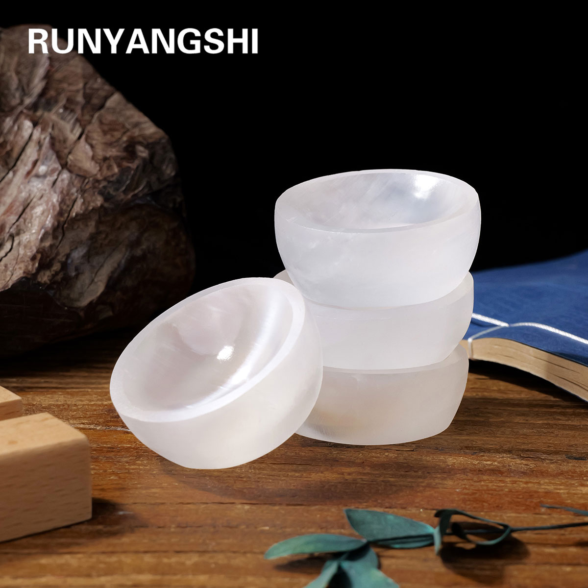 Kitchen Appliances In White - 1 قطعة النحت الحجر الطبيعي الأبيض