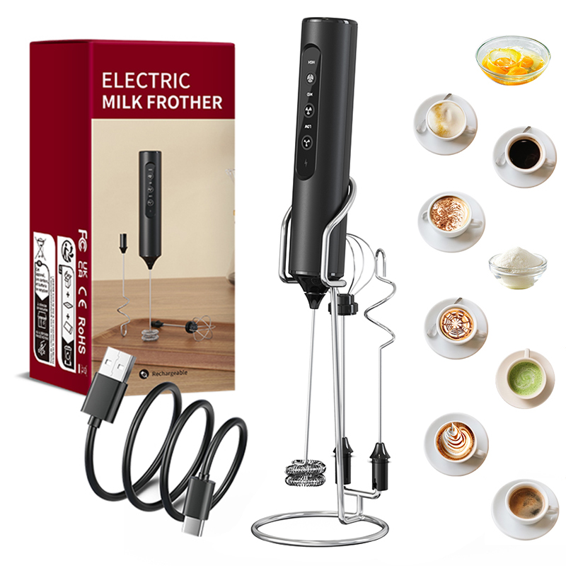 3 في 1 مزبد الحليب الكهربائي ا - مراجعة Hand Mixer Electric وسعره