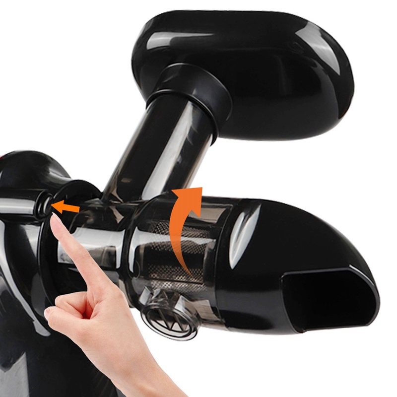 عصارة بطيئة أفقية سوداء عالية  - مراجعة Kitchen Appliances Wholesale وسعره