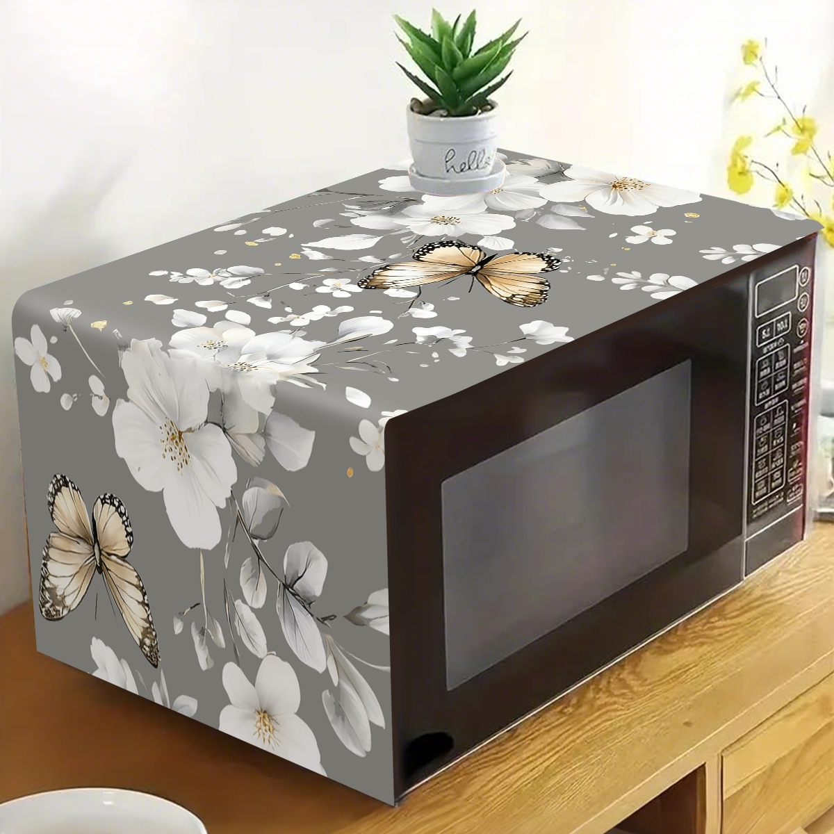 غطاء واقي من الغبار للميكروويف - مراجعة Kitchen Appliances In White وسعره