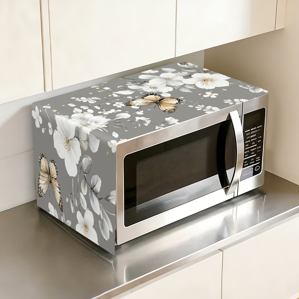 غطاء واقي من الغبار للميكروويف - مراجعة Kitchen Appliances In White وسعره