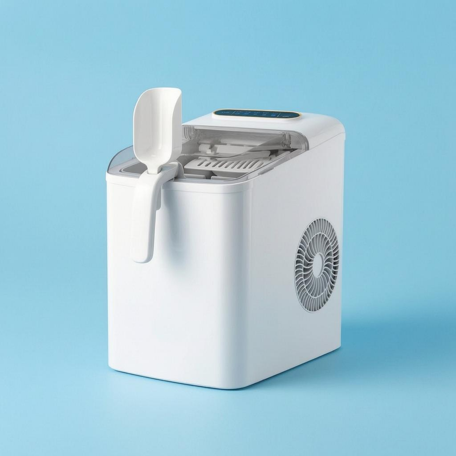 صانع ثلج مدمج أوتوماتيكي أبيض  - مراجعة Kitchen Appliances In White وسعره
